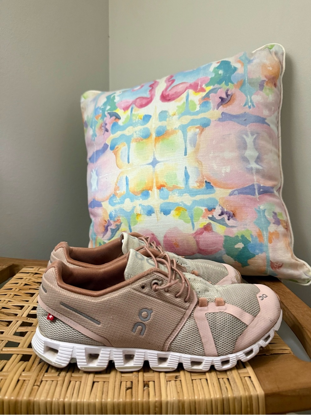 On Cloud 5 Rosebrown Fog Running Sneakers